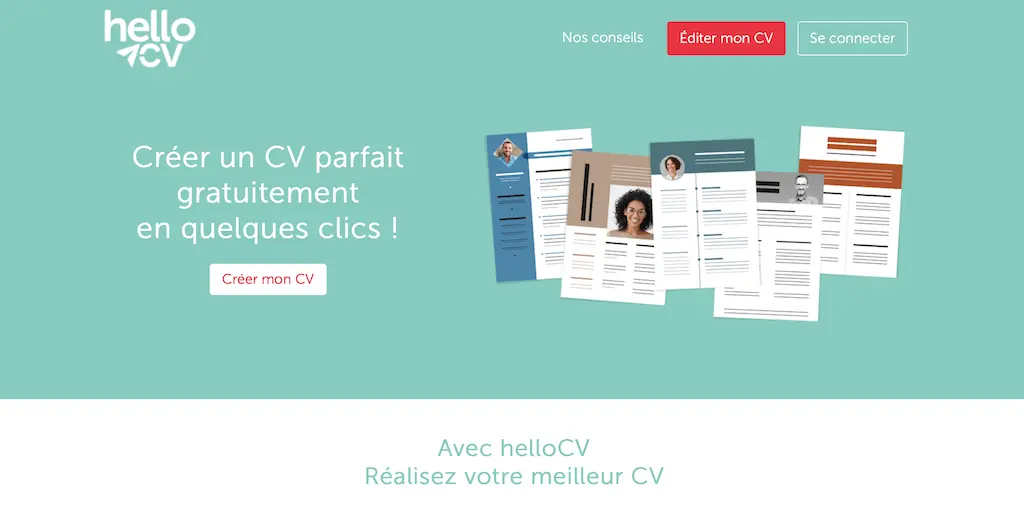 Créer un CV avec HelloCV